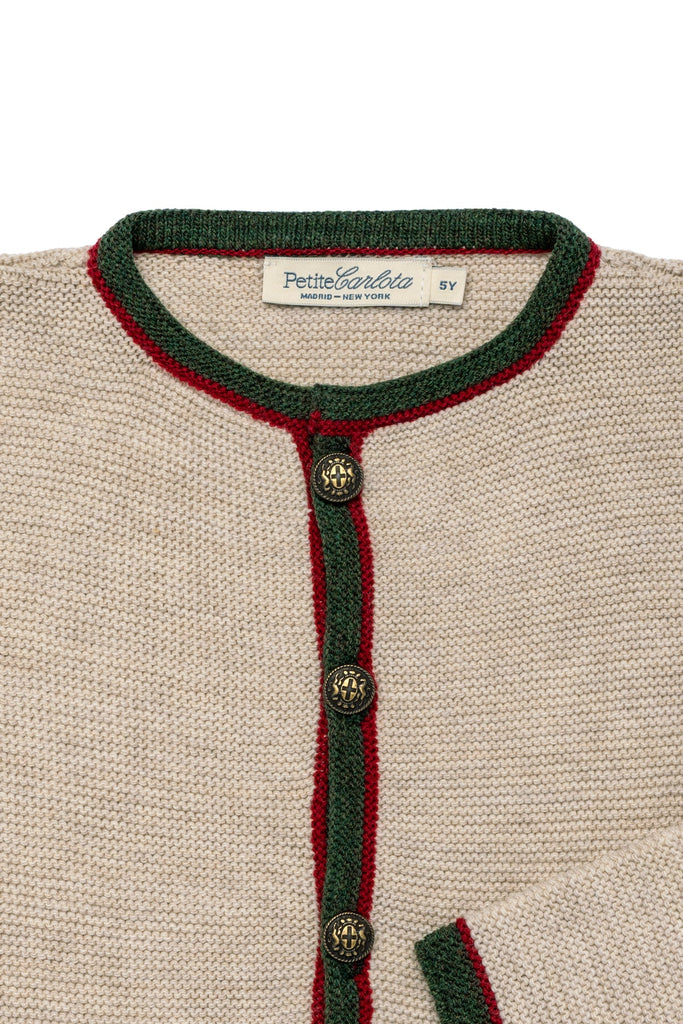 Daniel Cardigan in Taupe