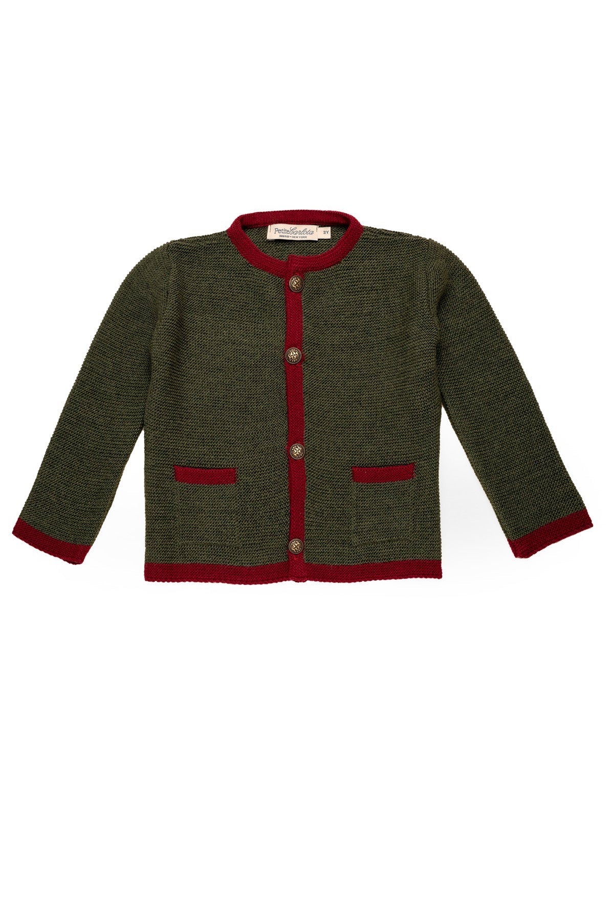 Daniel Cardigan in Pine Green