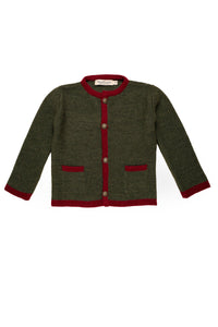 Daniel Cardigan in Pine Green