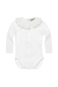 Andrea Bodysuit in Cloud White