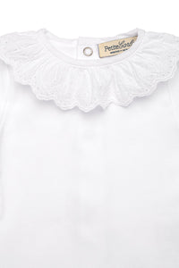 Andrea Bodysuit in Cloud White