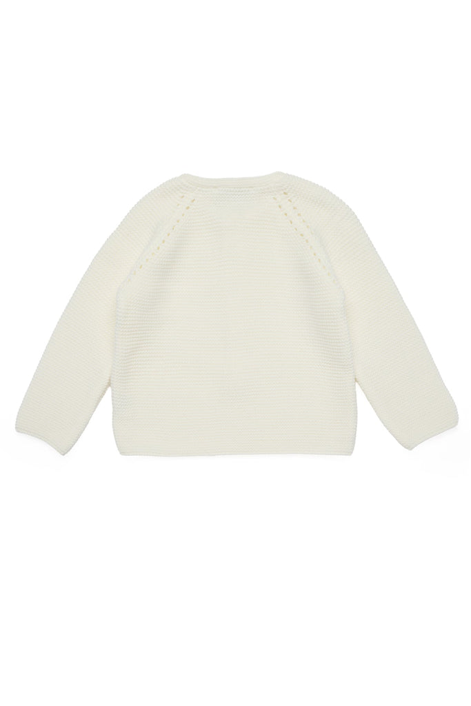 Jules Cardigan in Ivory White