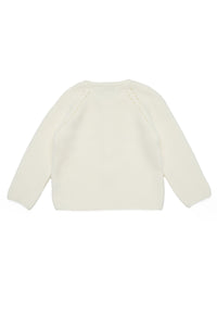 Jules Cardigan in Ivory White