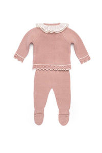 Bella Baby Set in Rose Petal