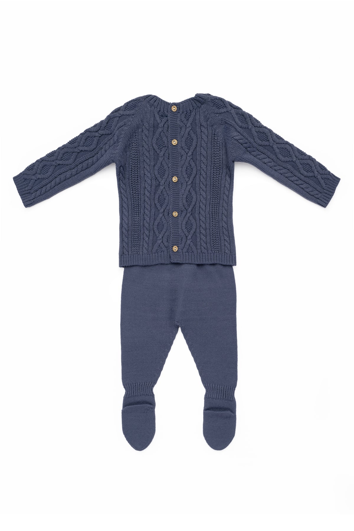 Noa Baby Set in Deep Navy