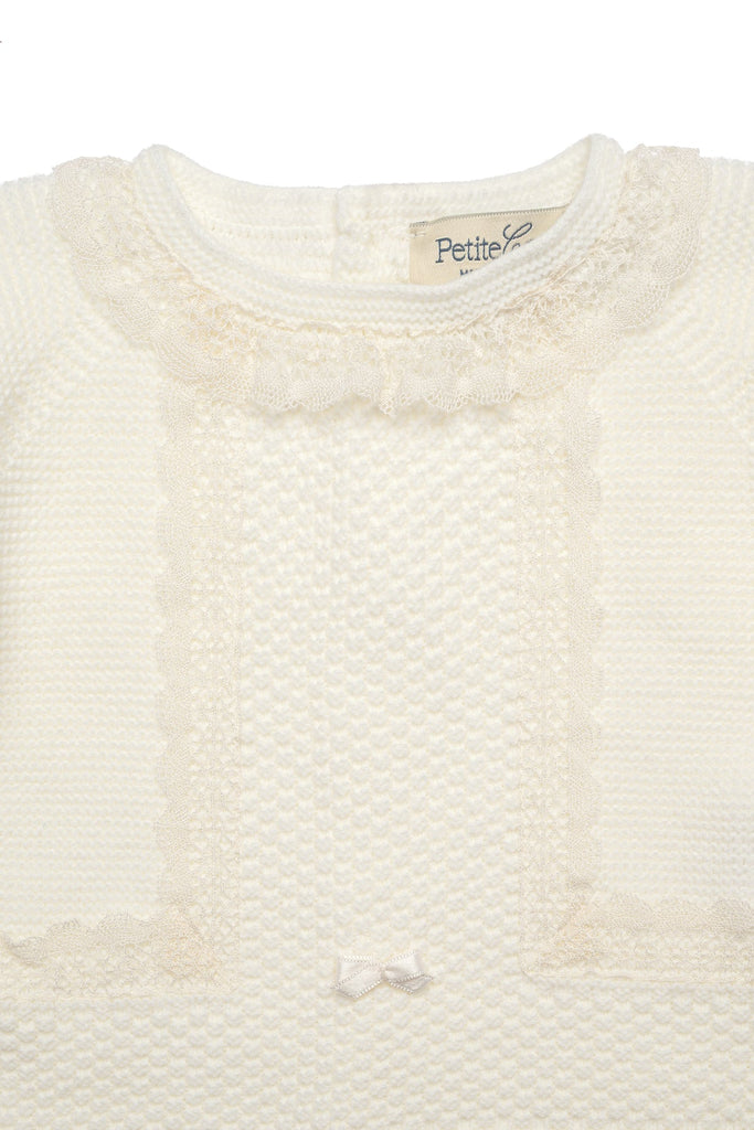 Marcela Baby Set in Ivory White
