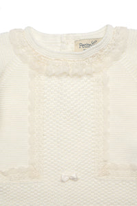 Marcela Baby Set in Ivory White