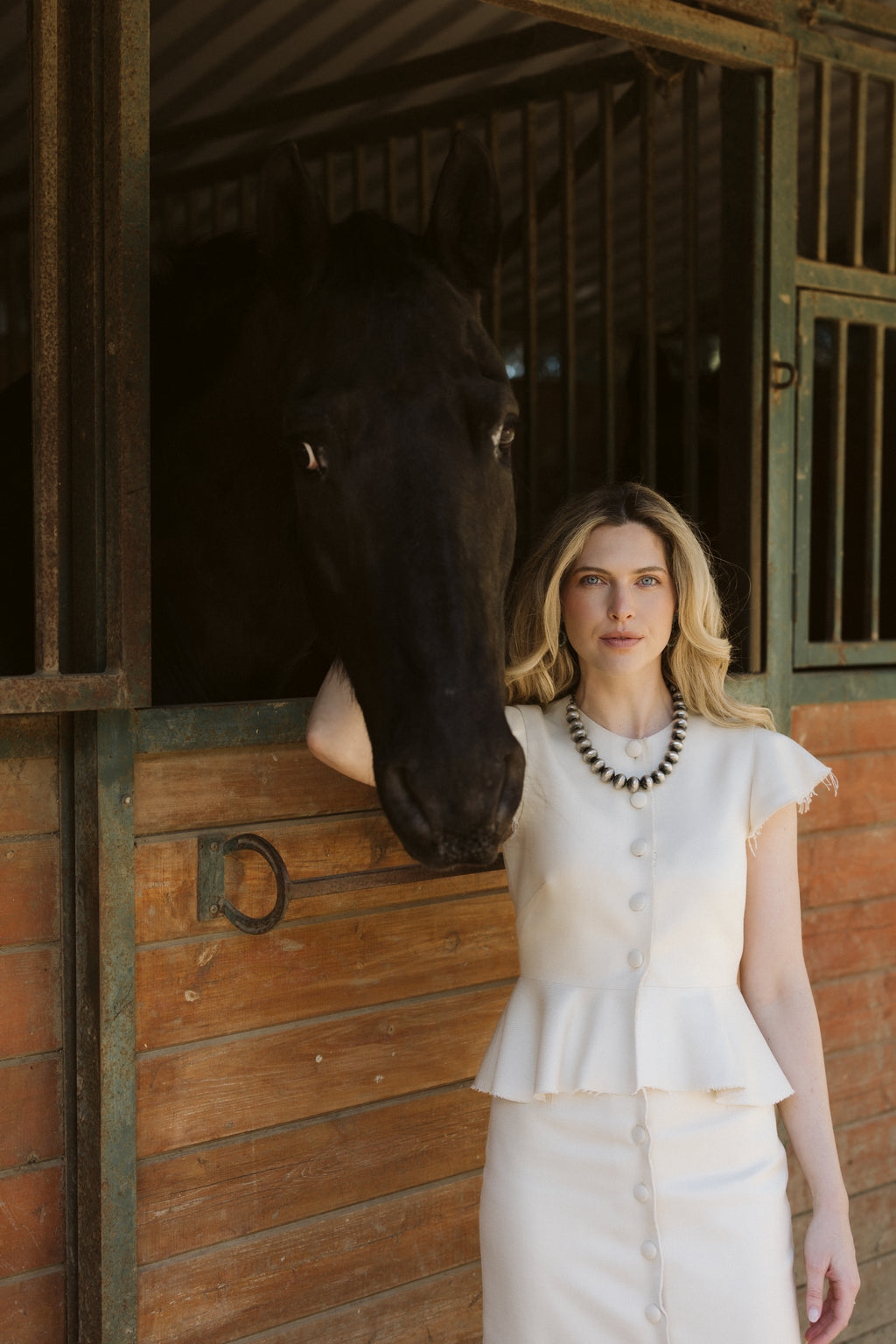 OTM Exclusive: Shelley Top in Ivory Basketweave