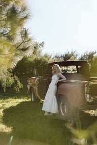 OTM Exclusive: Maya Dress in Ivory Basketweave