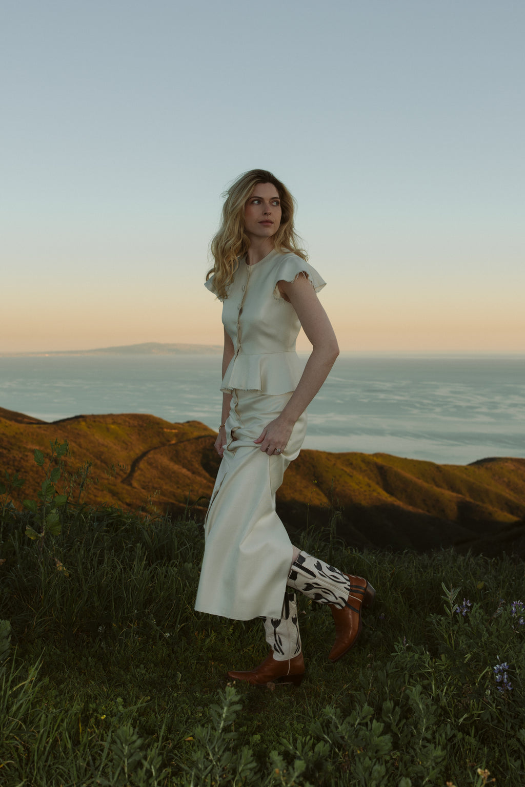 OTM Exclusive: Shelley Top in Ivory Basketweave