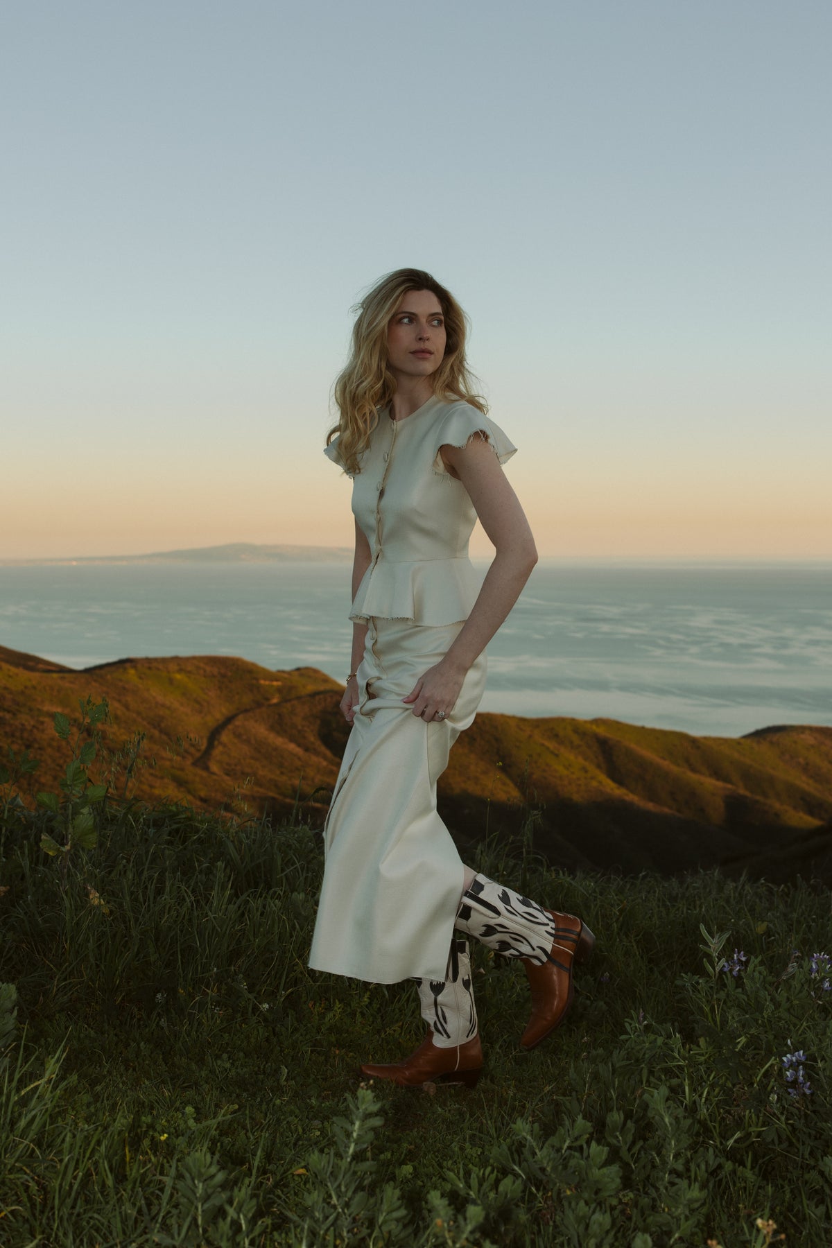 OTM Exclusive: Shelley Top in Ivory Basketweave