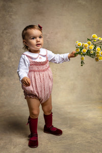 Emilia Bodysuit and Romper Set in Cherry Orchard