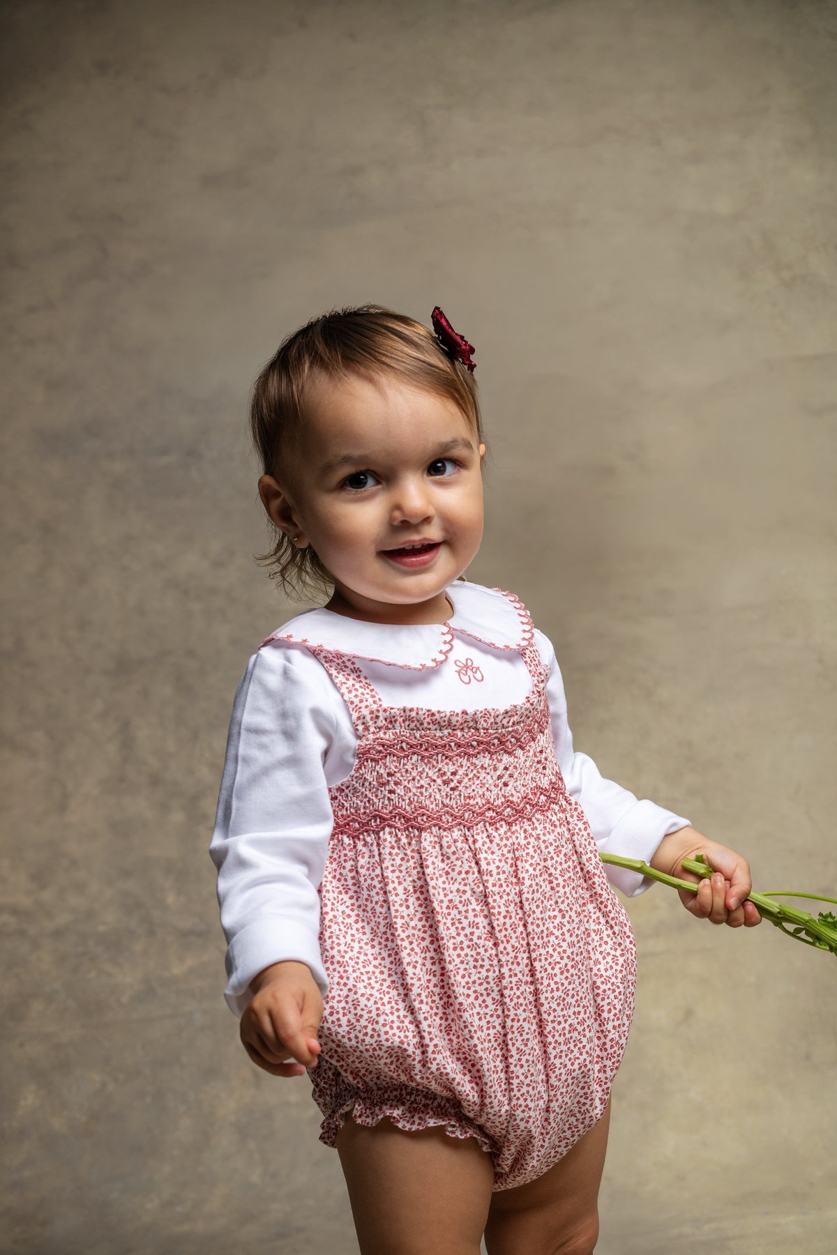 Emilia Bodysuit and Romper Set in Cherry Orchard