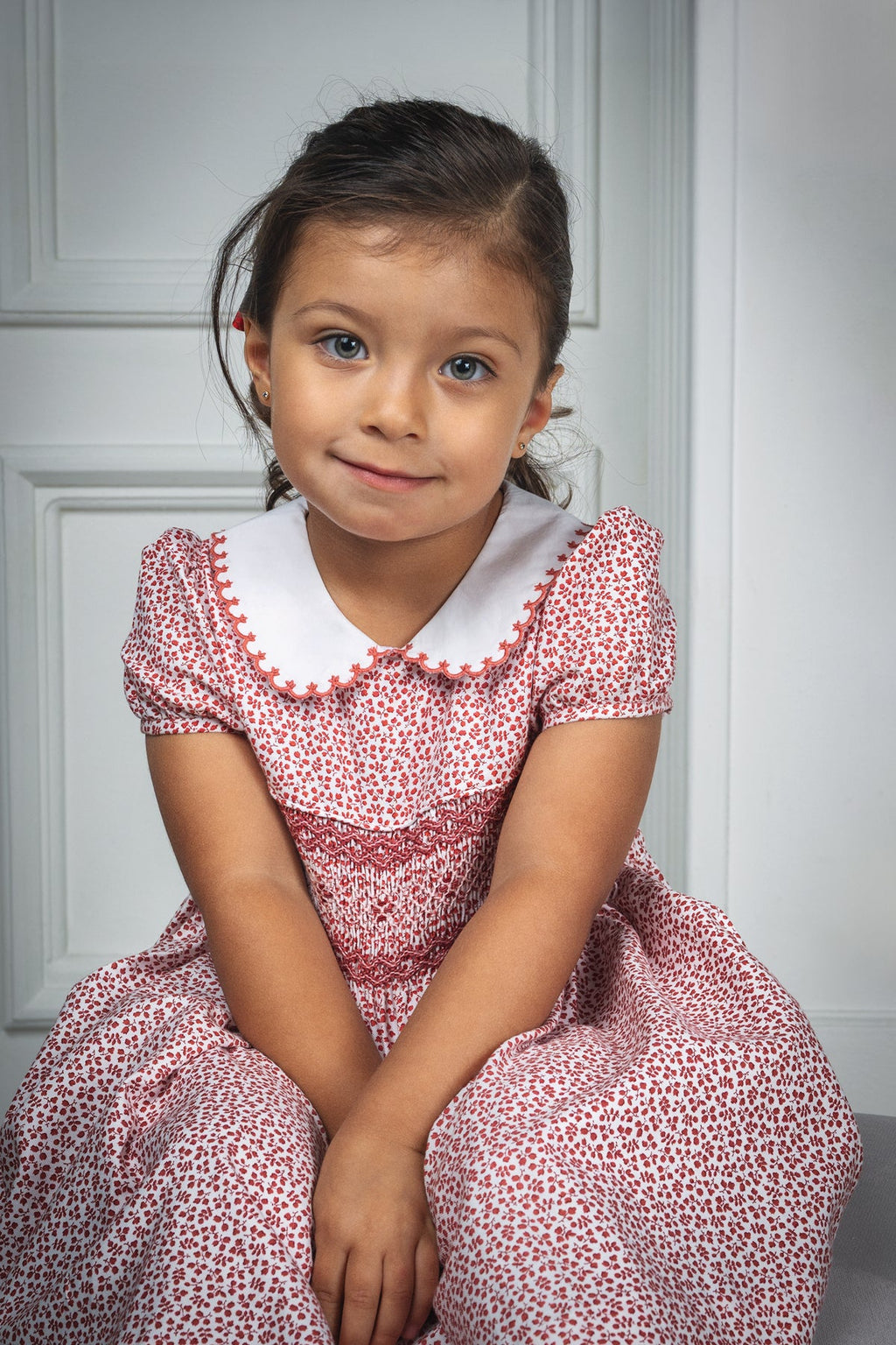 Emilia Dress in Cherry Orchard