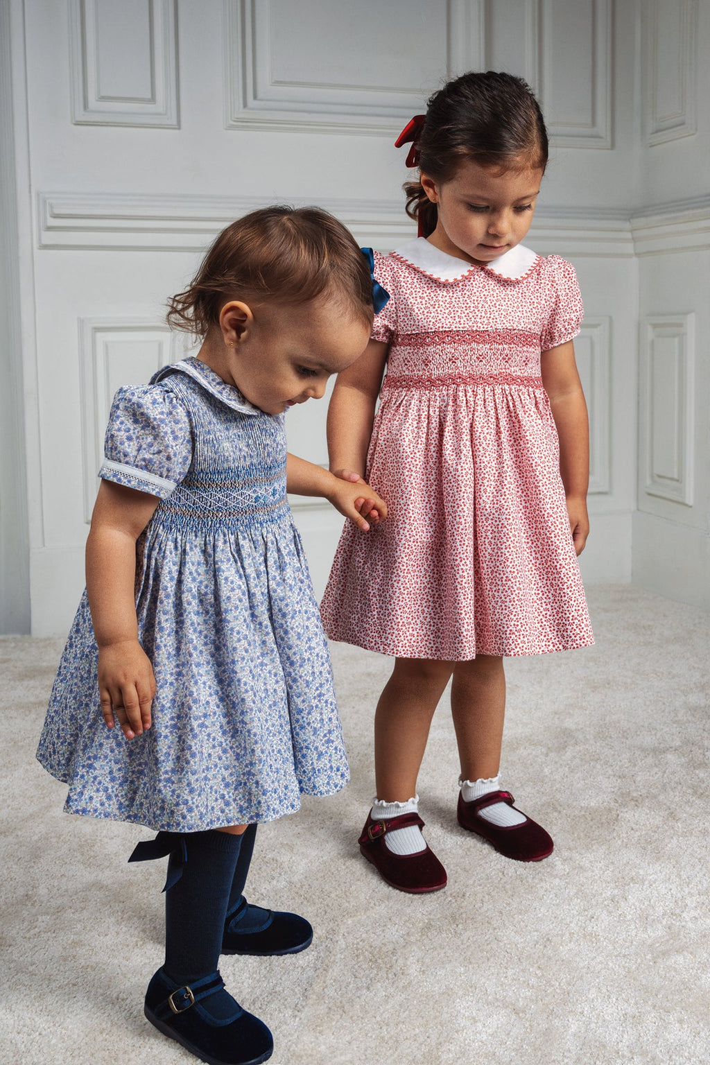 Eleonore Dress in Sapphire Wildflowers