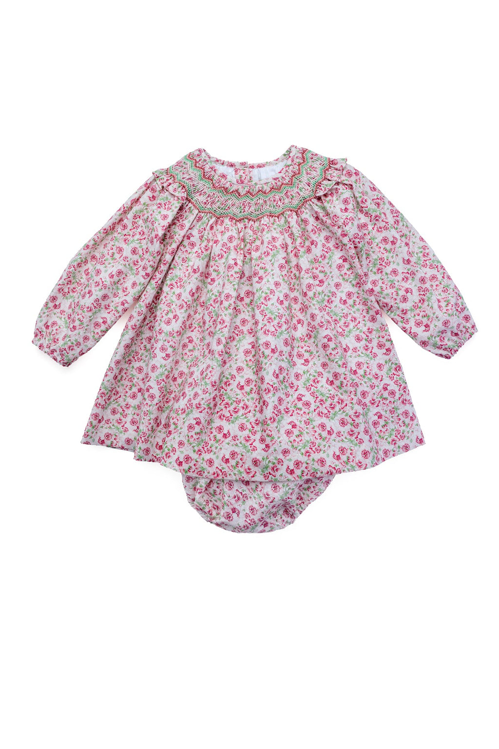 Antonella Baby Dress in Rosewood Bloom