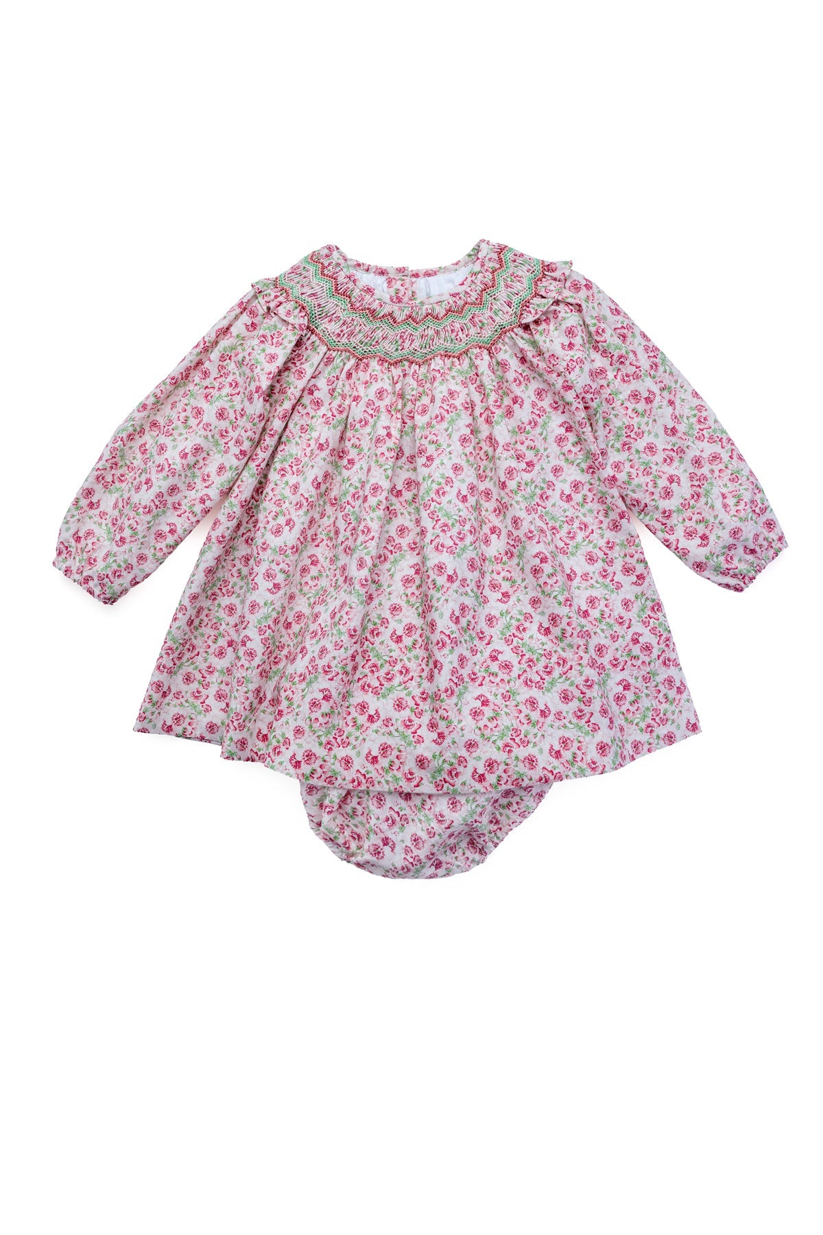 Antonella Baby Dress in Rosewood Bloom