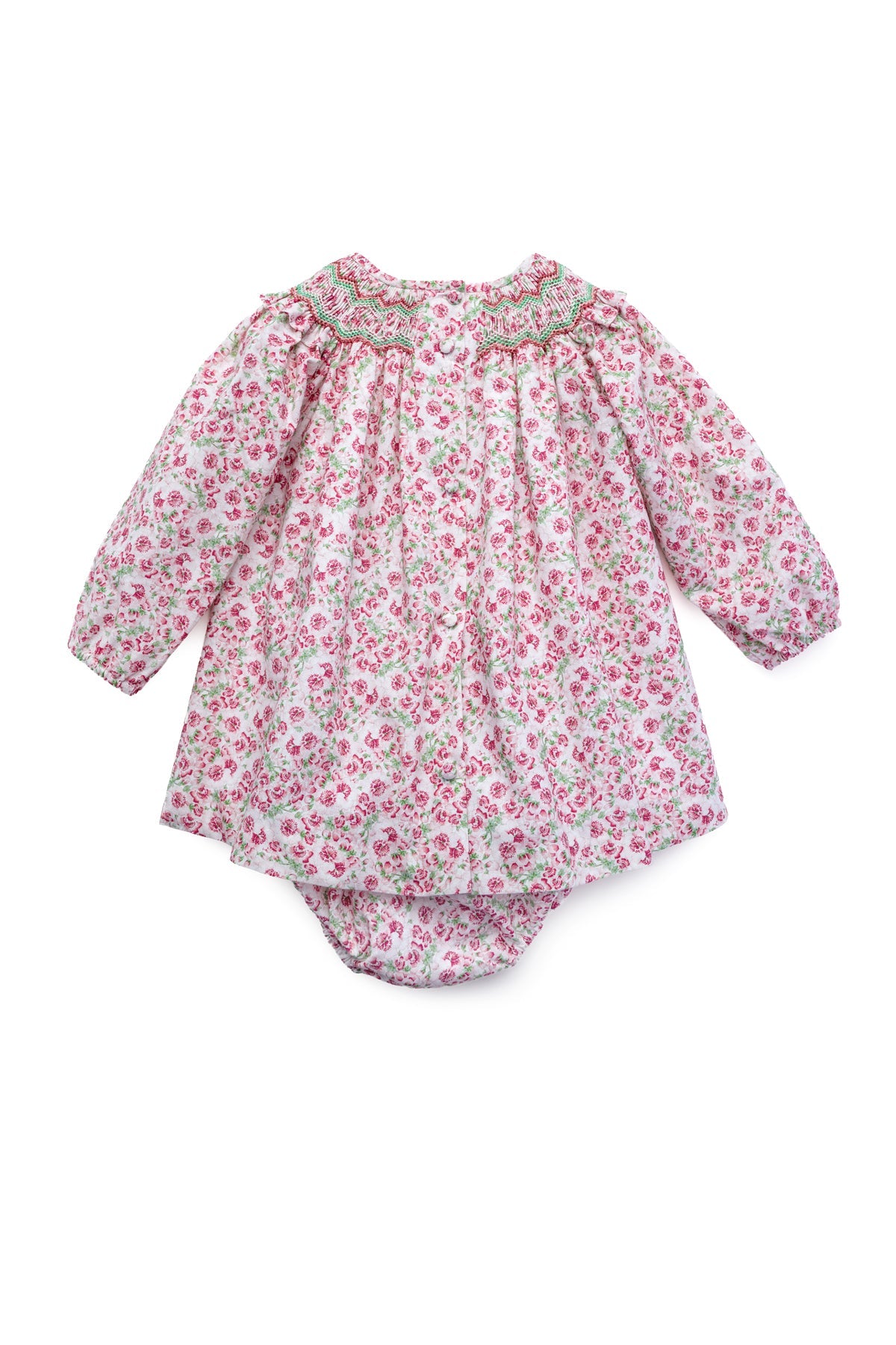 Antonella Baby Dress in Rosewood Bloom
