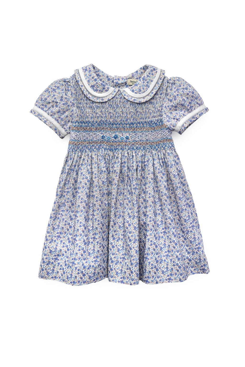 Eleonore Dress in Sapphire Wildflowers