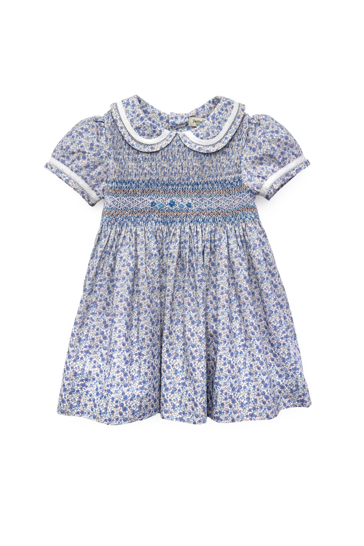 Eleonore Dress in Sapphire Wildflowers