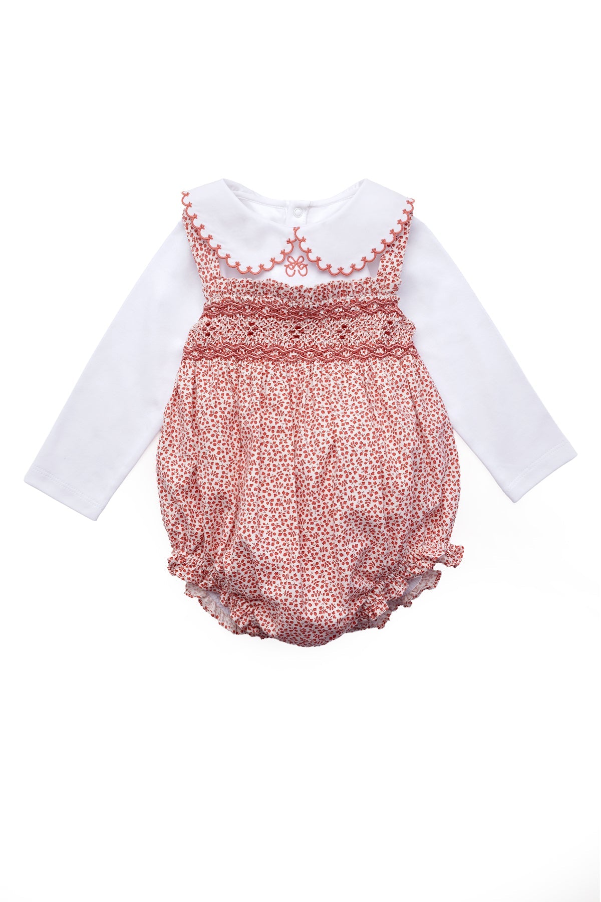 Emilia Bodysuit and Romper Set in Cherry Orchard