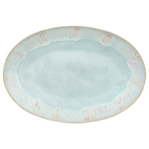 Eivissa Collection Oval Platter 18" in Sea Blue