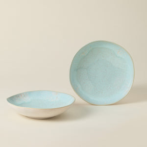 Eivissa Collection Pasta Bowls in Sea Blue, Set of 6