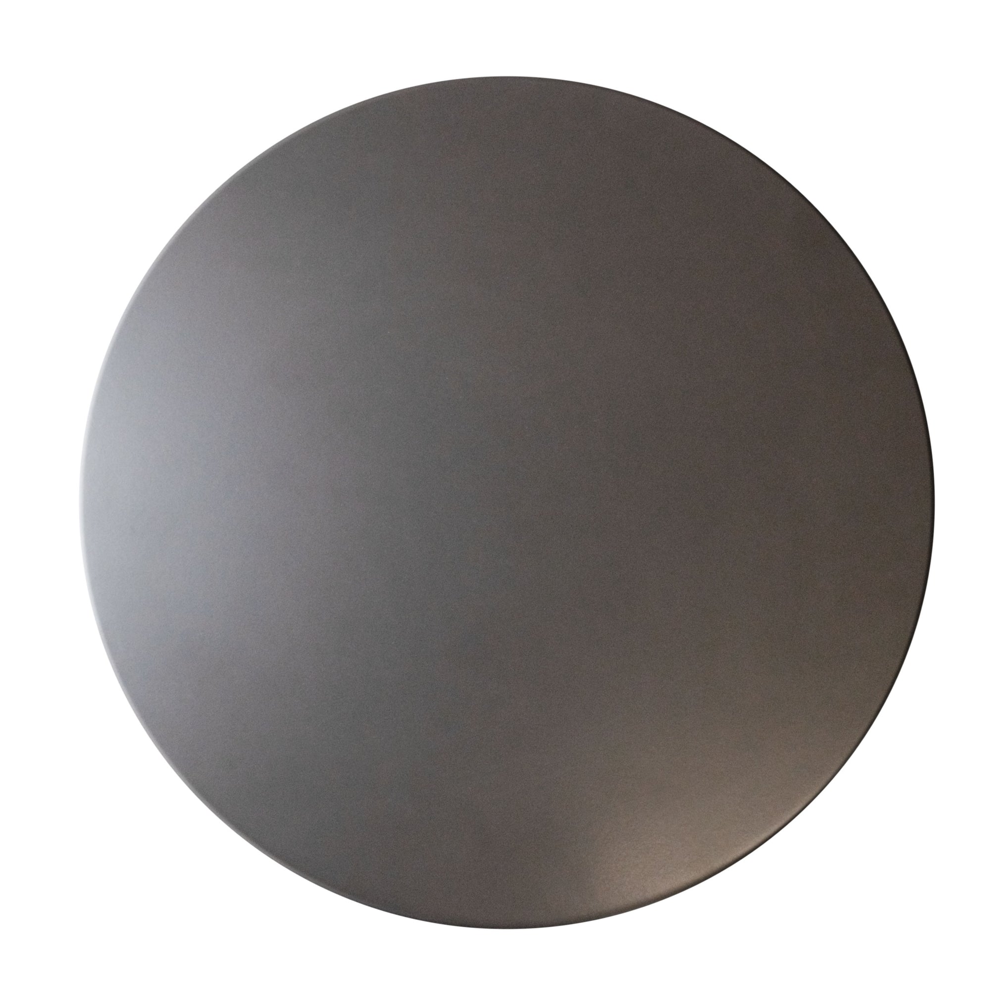 Glazed Cordierite Round Pizza Stone 16" in Grey