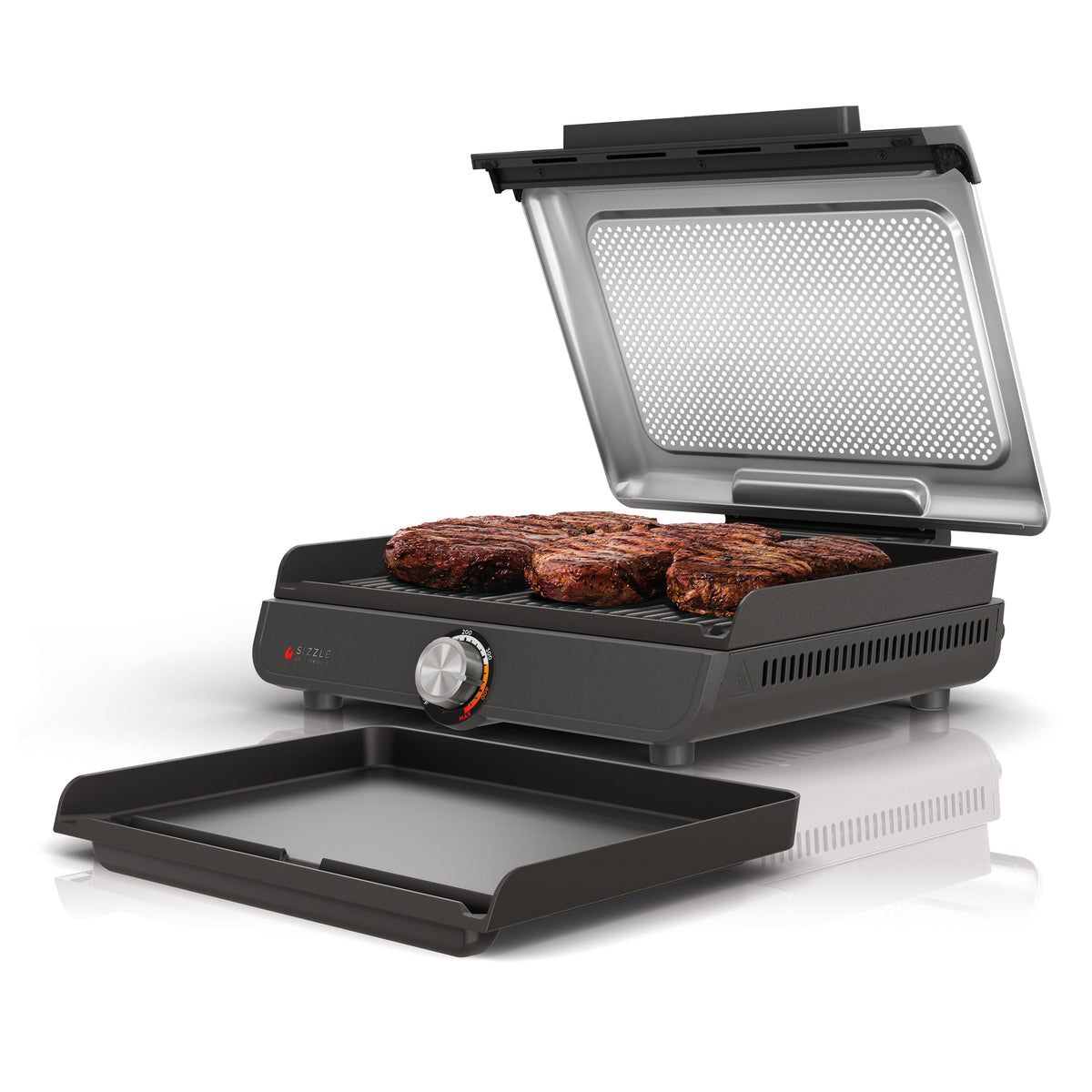 Sizzle Smokeless Indoor Grill/Griddle