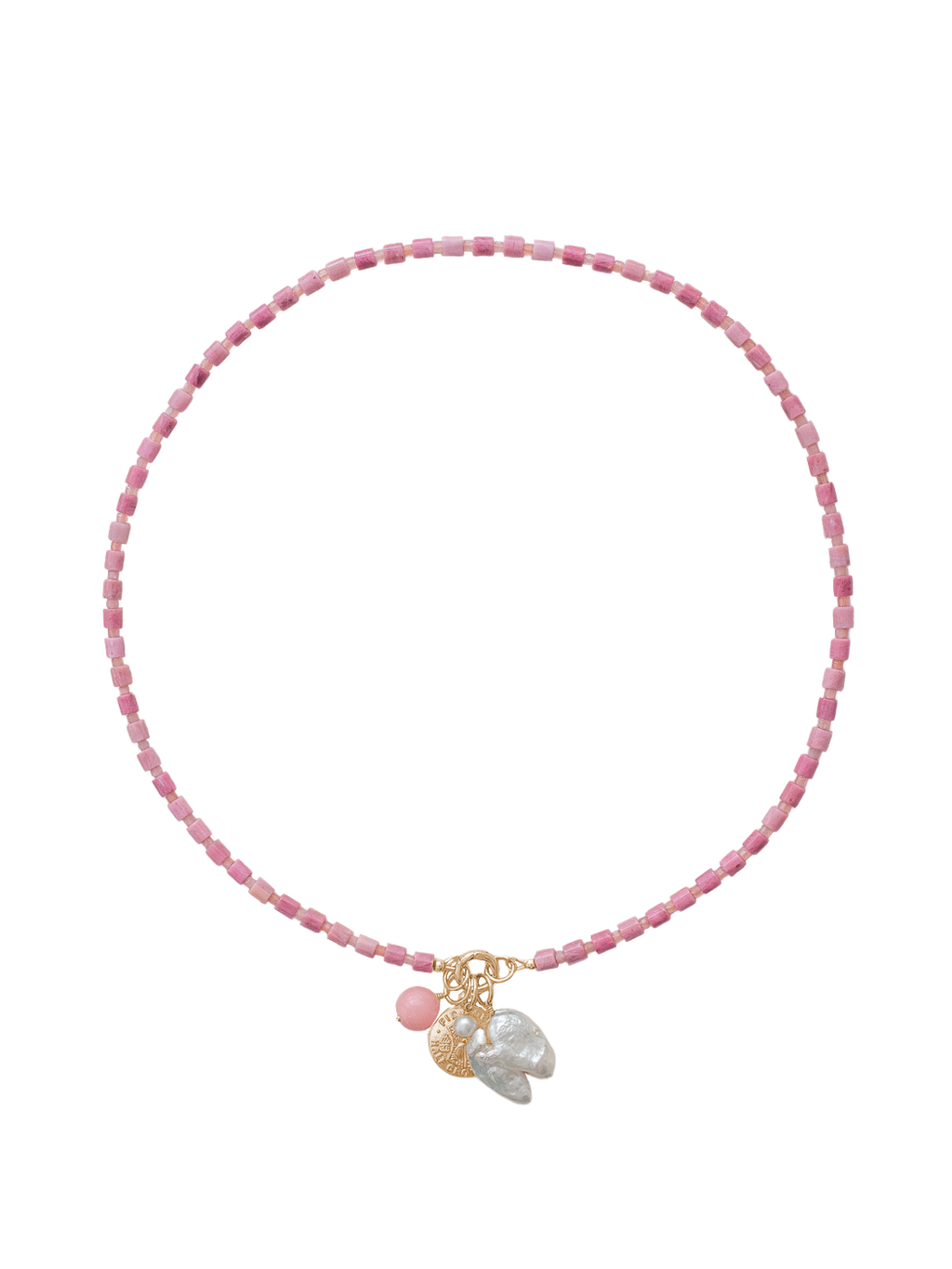 Gretel Necklace in Pink