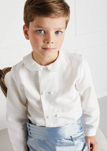 Blue Silk Pageboy Knickerbockers (12mths-10yrs) Trousers  from Pepa London