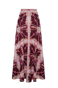 Gabriella Skirt in Seashell Scarf Blush