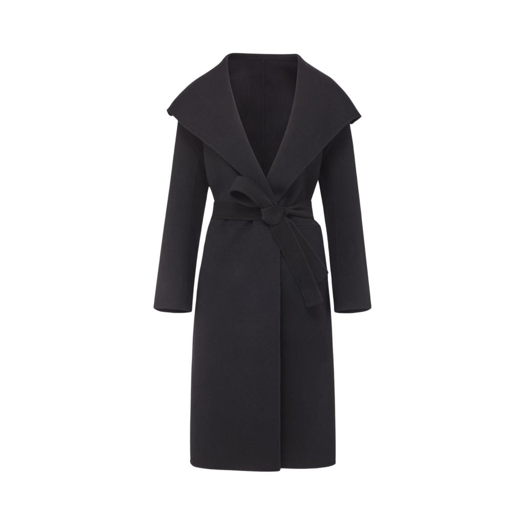 Gabriella Cashmere Coat in Black