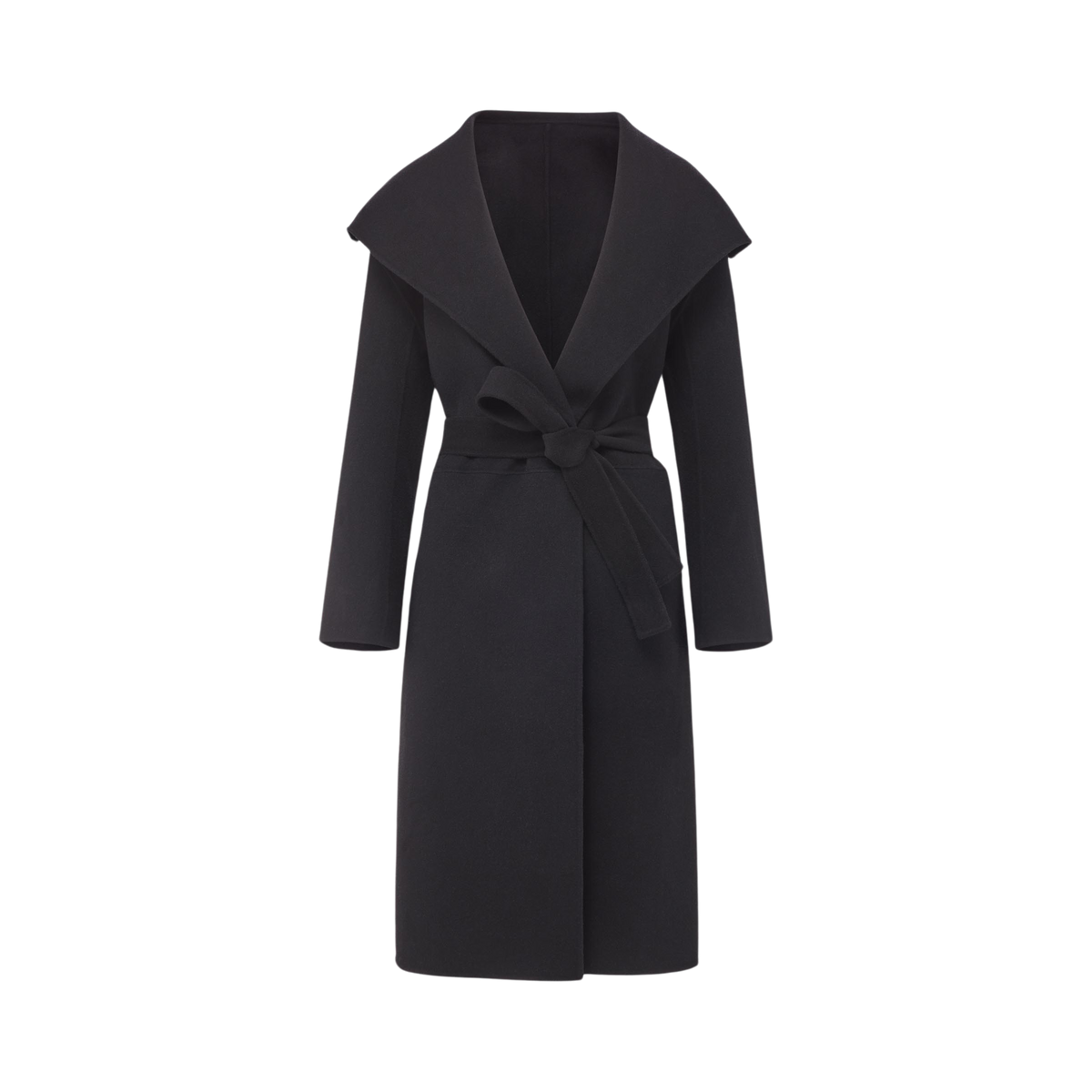 Gabriella Cashmere Coat in Black
