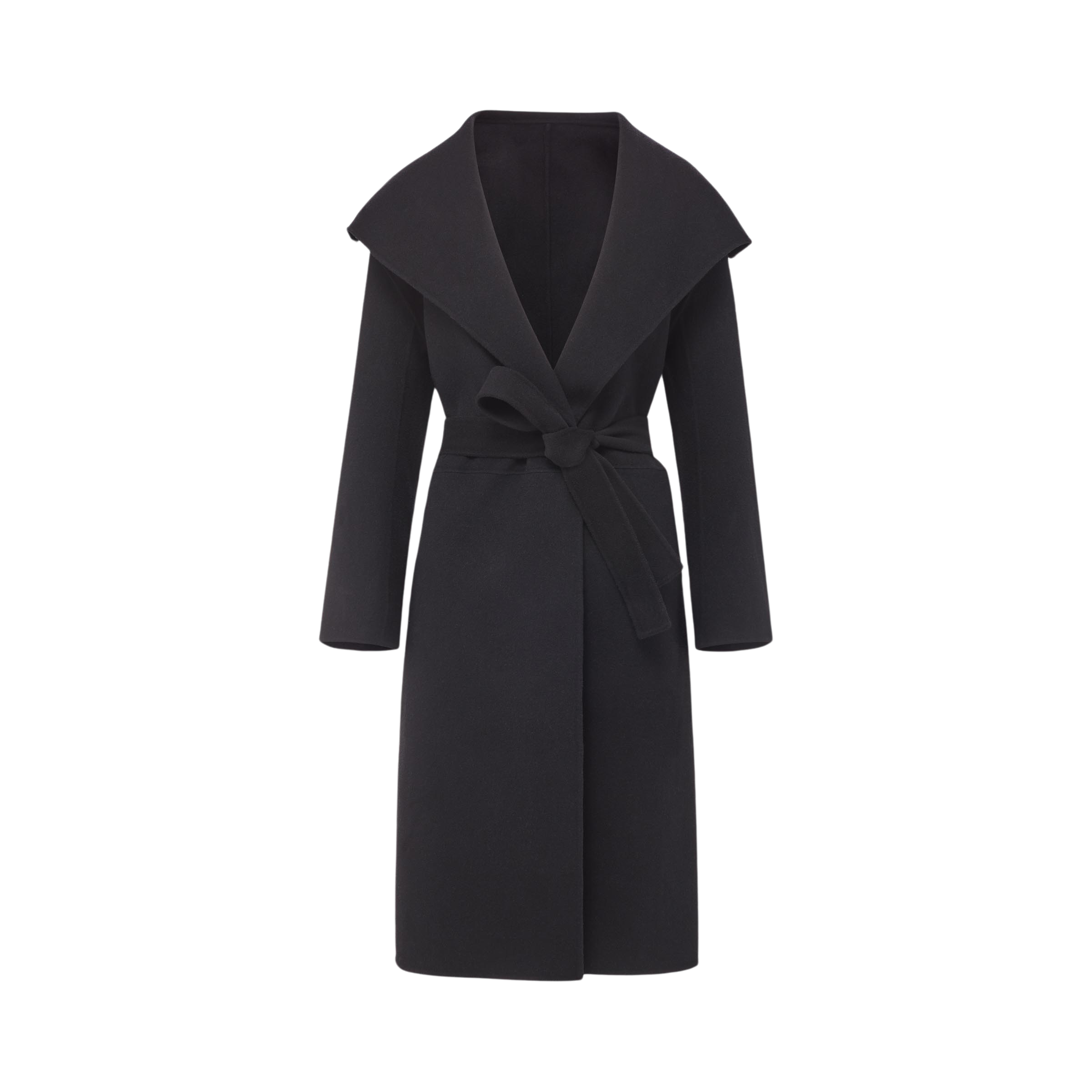 Gabriella Cashmere Coat in Black