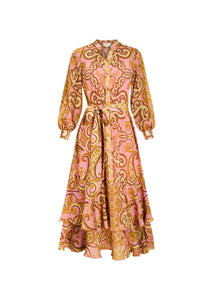 Gaia Maxi Dress in Gilded Florentina