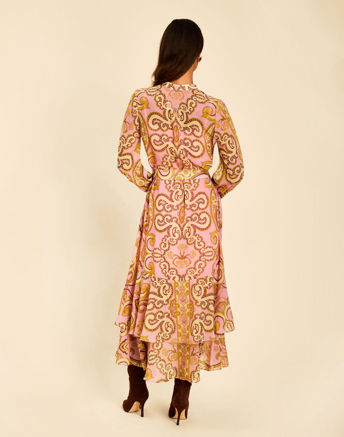 Gaia Maxi Dress in Gilded Florentina