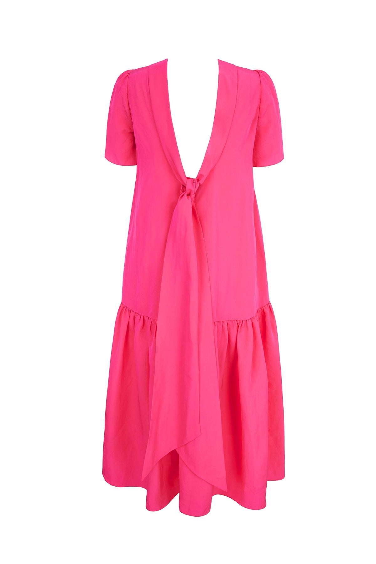 The Garland Dress Hot Pink