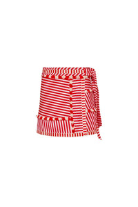 Bay Skirt in Poppy Stripe