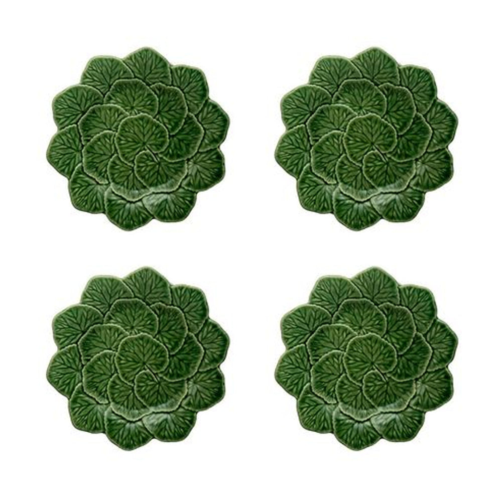 Geranium Dessert Plate 22", Set of 4