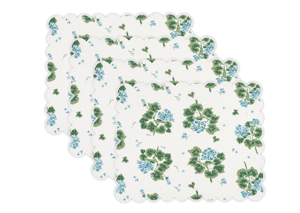 Geranium Placemat, Set of 4