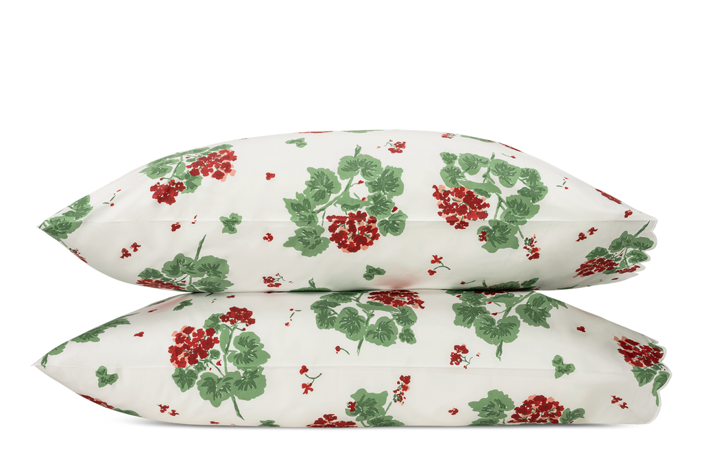 Geranium Pillowcase, Set of 2