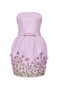 The Getty Dress in Pale Purple