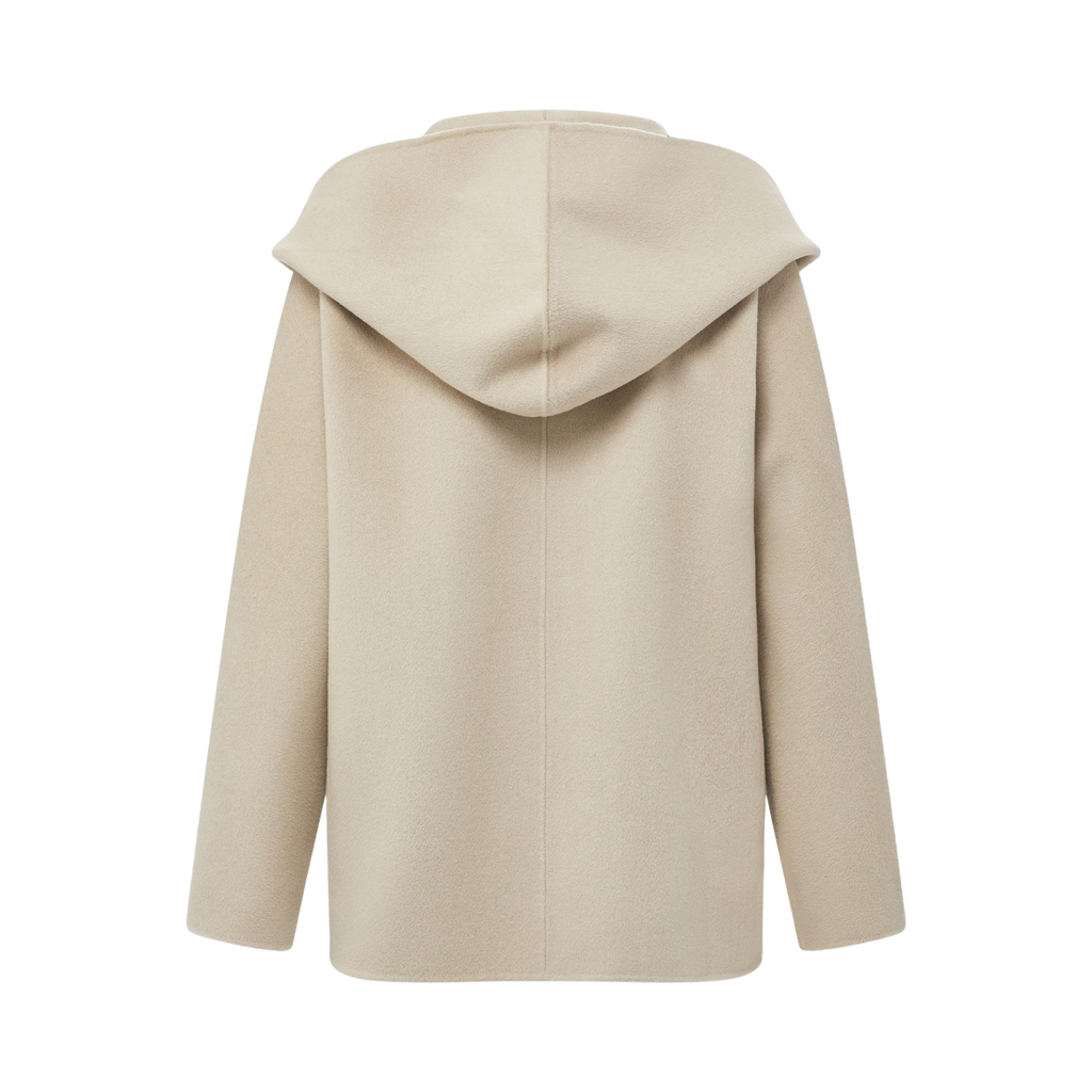 Gia Cashmere Coat in Oatmeal