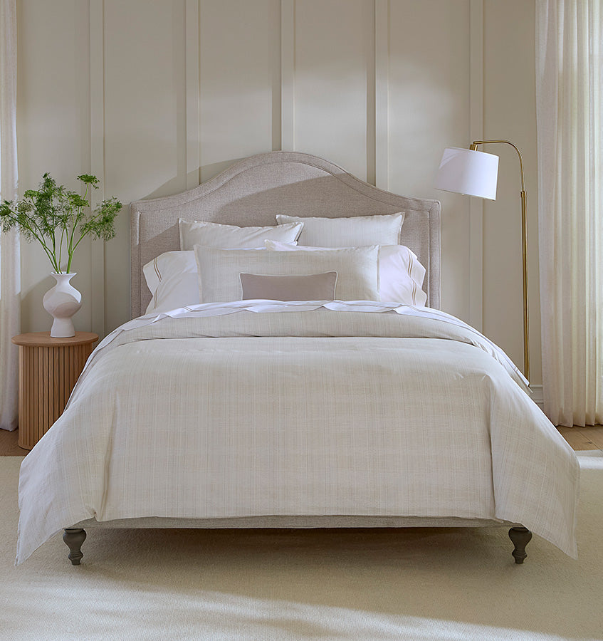Gianna Duvet Cover in Beige