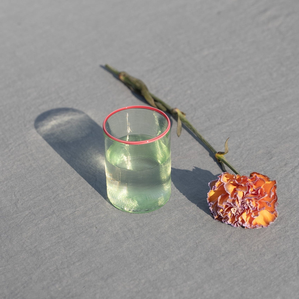 Fizzy Glasses in Green, Set of 6