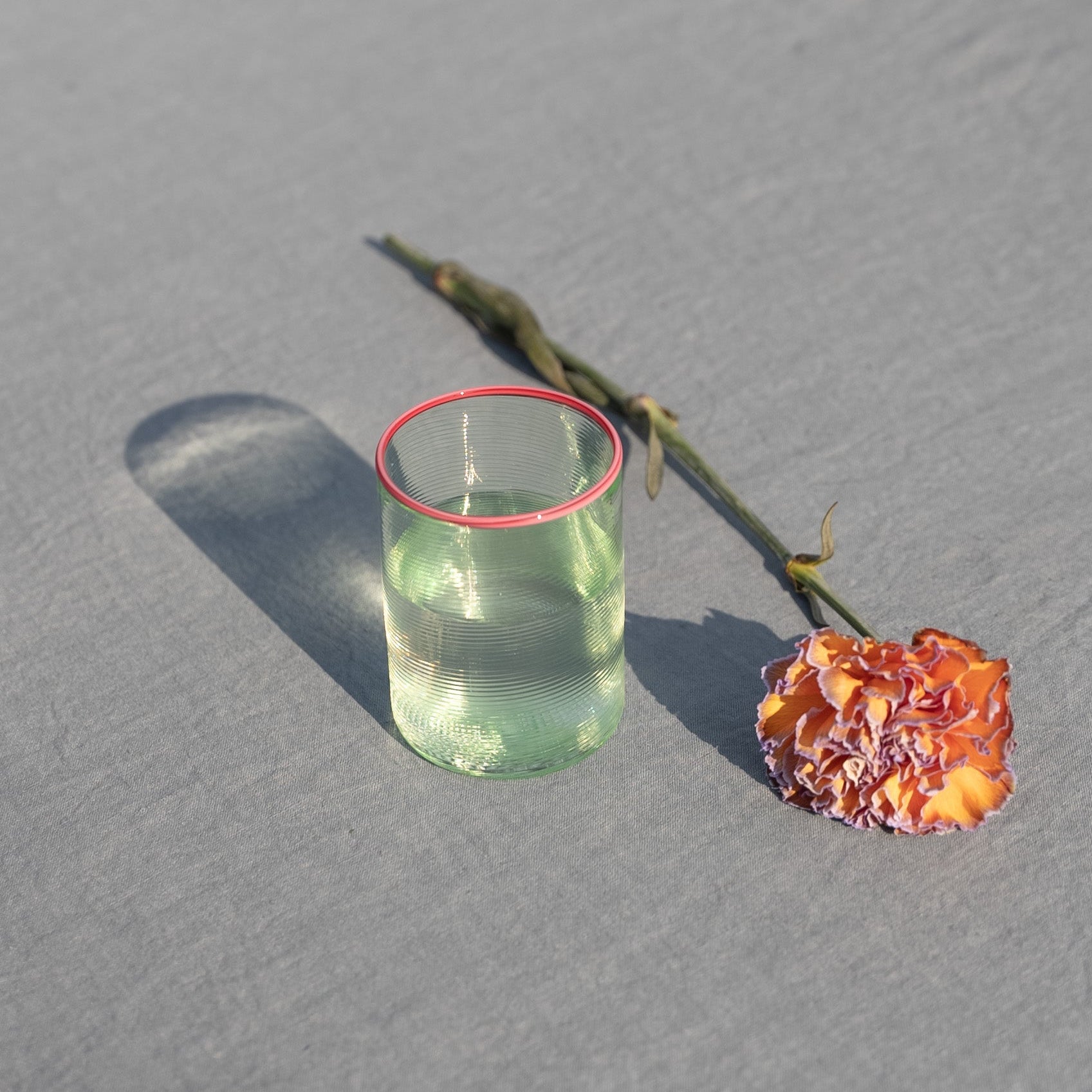 Fizzy Glasses in Green, Set of 6