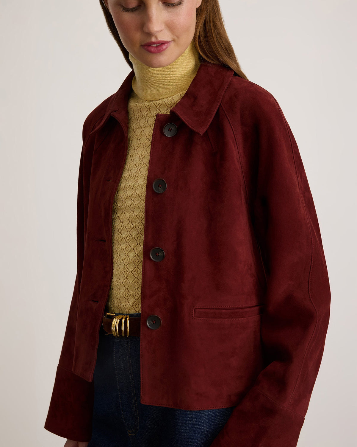 Gidget Jacket in Deep Redwood