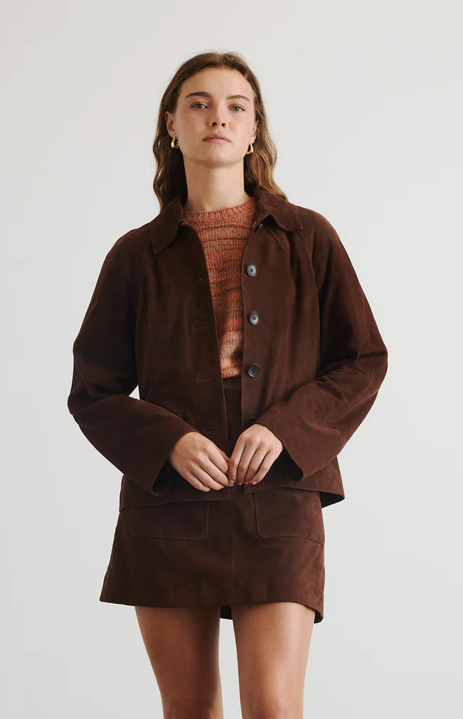 Gidget Jacket in Chocolate