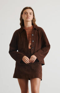 Gidget Jacket in Chocolate